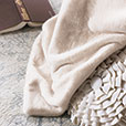 Fur Ivory Throw