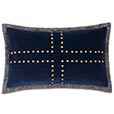 Plush Navy With Nailheads