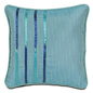 Azzurro: Marsala Ocean With Ribbons Pillow