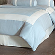 Bel Air Linen Bolster In Sky