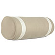 Bel Air Linen Bolster In Bisque