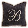 Gilmer Charcoal With Monogram