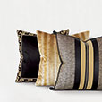 Luxe Striped Decorative Pillow