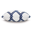 Newport Trellis Accent Pillow In Blue