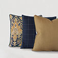 Ladue Checkered Accent Pillow In Indigo