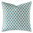 Twin Palms Geometric Decorative Pillow