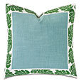 St Barths Mitered Border Decorative Pillow