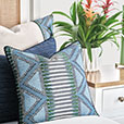 Corona Del Mar Embroidered Decorative Pillow