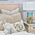 ST. LUCIA BEADED DECORATIVE PILLOW