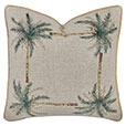 ST. LUCIA PALM TREE DECORATIVE PILLOW