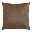 Carmel Leather Decorative Pillow