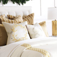 Luxe Embroidered Border Duvet Cover