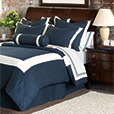 Bel Air Linen Duvet Cover In Indigo