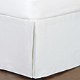 Breeze Pleated Bed Skirt in White (recommended)