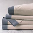 Summit Sand W/Border Sheet Set