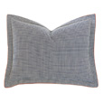 Ladue Houndstooth Standard Sham In Indigo