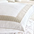 Sussex Metallic Border Standard Sham