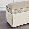 ROSECLIFF SKIRTED BENCH