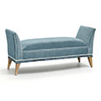 HIGHCLERE VELVET BENCH