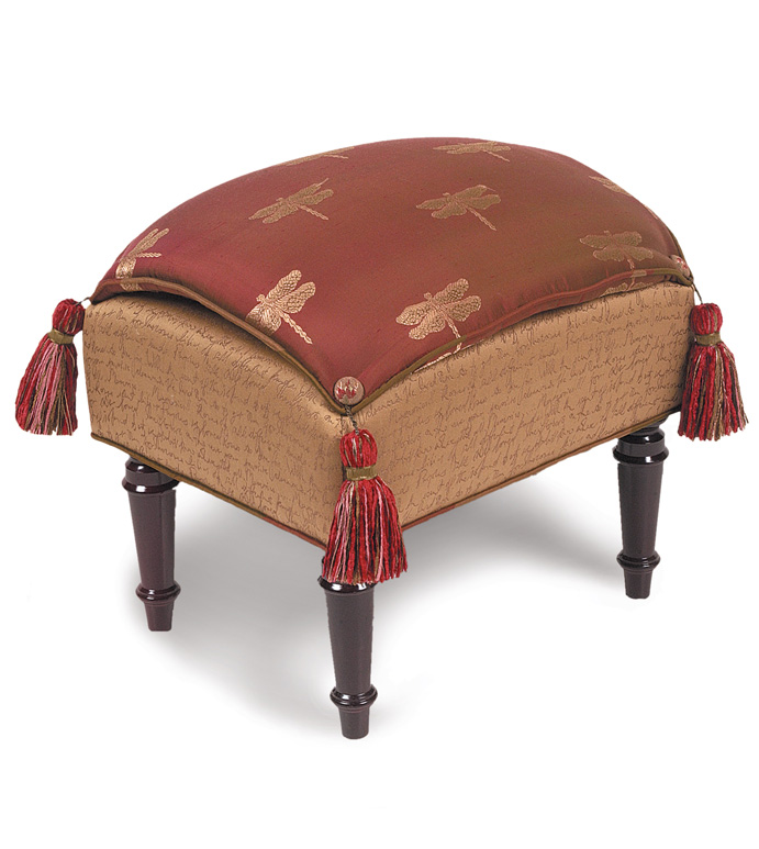 Reverie Garnet Pillow Top Stool