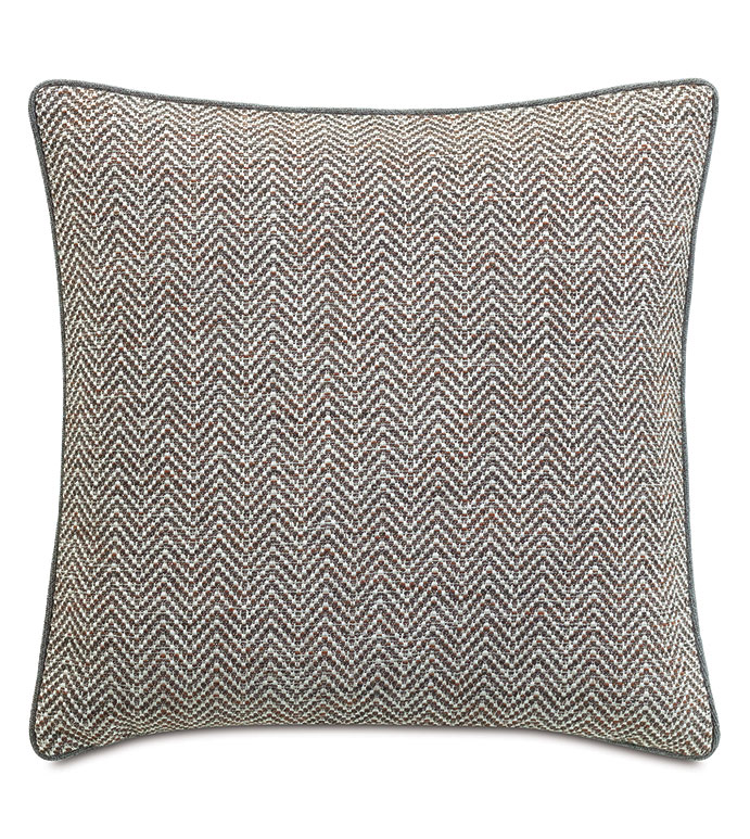 ANDES WOVEN CHEVRON DECORATIVE PILLOW