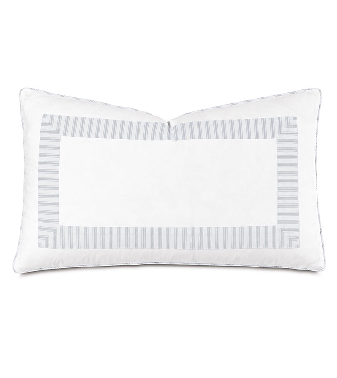 BLASS TICKING DECORATIVE PILLOW IN HAZE