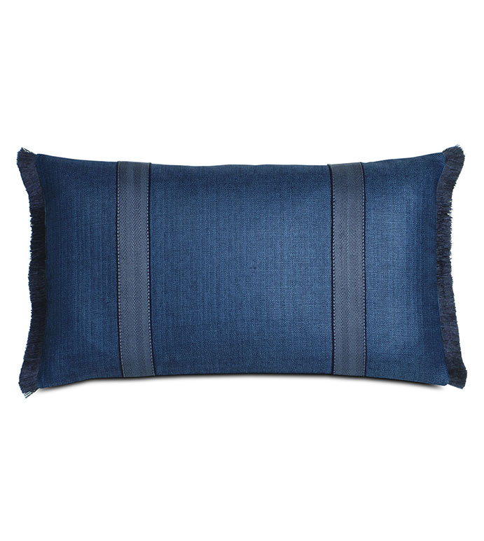 Meridian Brush Fringe Decorative Pillow