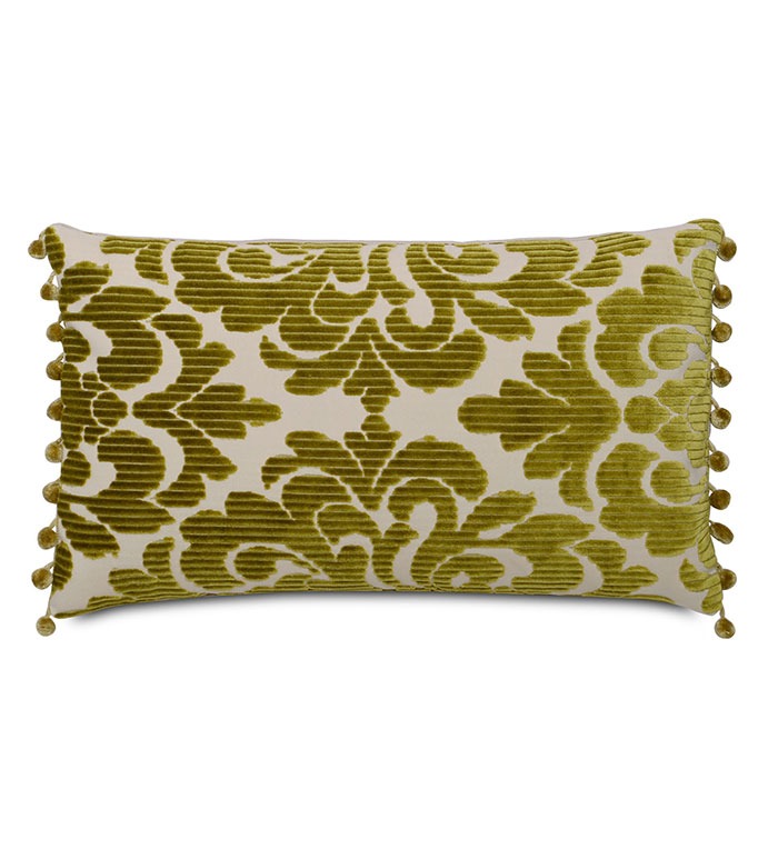 Russel Ball Trim Decorative Pillow