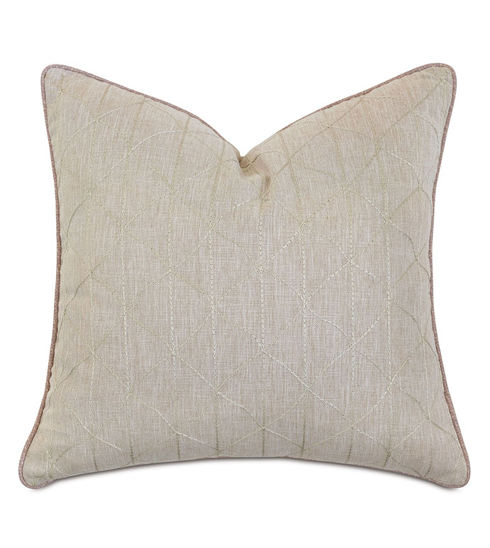 Evie Embroidered Decorative Pillow