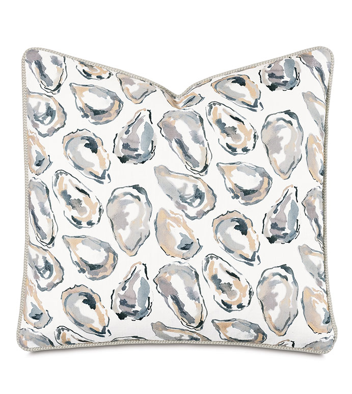 Highcliffe Oyster Decorative Pillow