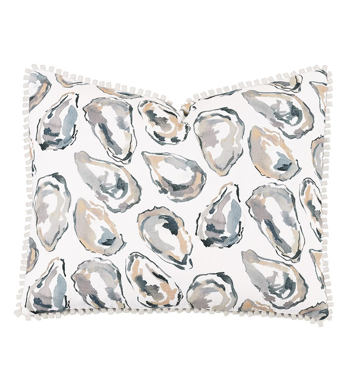 Highcliffe Oyster Decorative Pillow