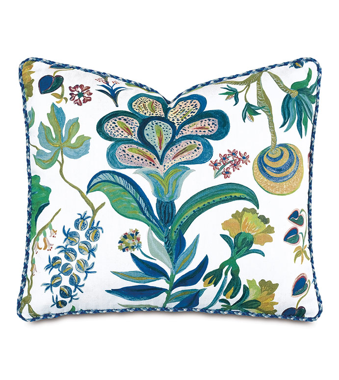 Longwood Floral Decorative Pillow