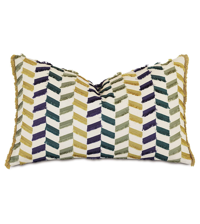 Claire Broken Chevron Decorative Pillow