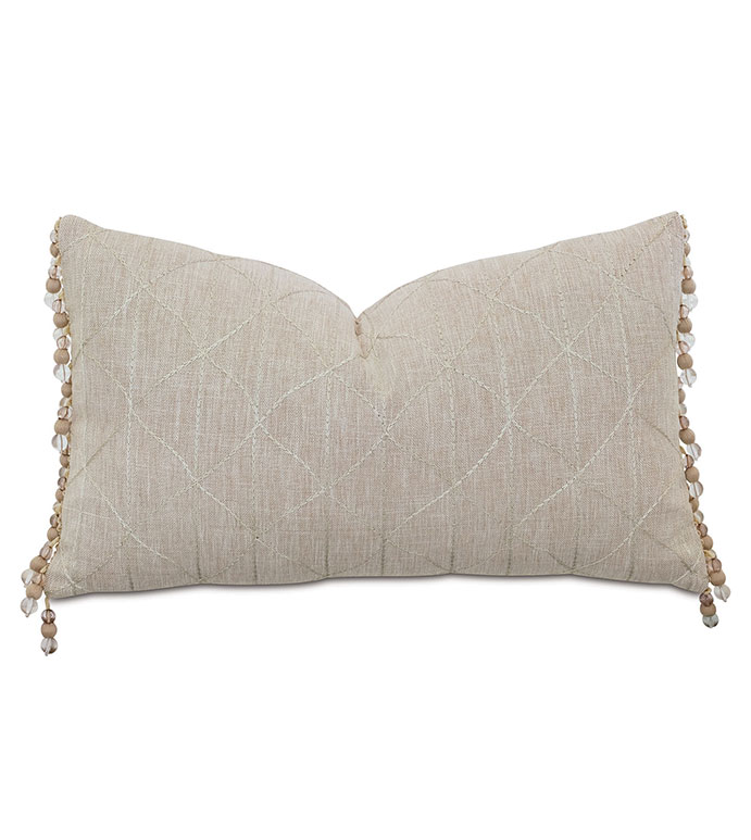 Evie Embroidered Decorative Pillow