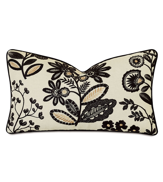 Lars Embroidered Decorative Pillow