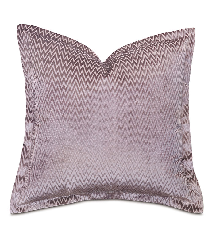 Evie Velvet Chevron Euro Sham