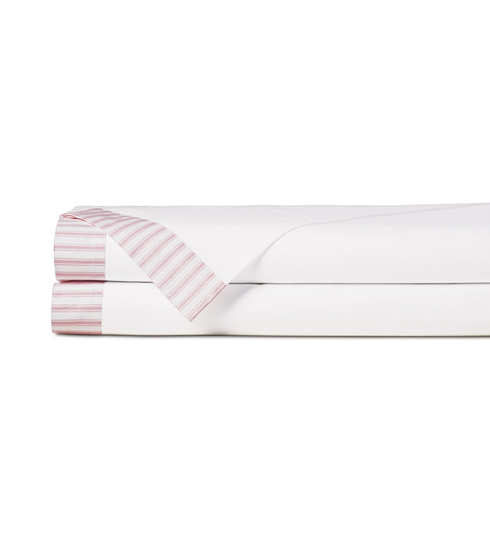 BLASS TICKING FLAT SHEET IN PETAL