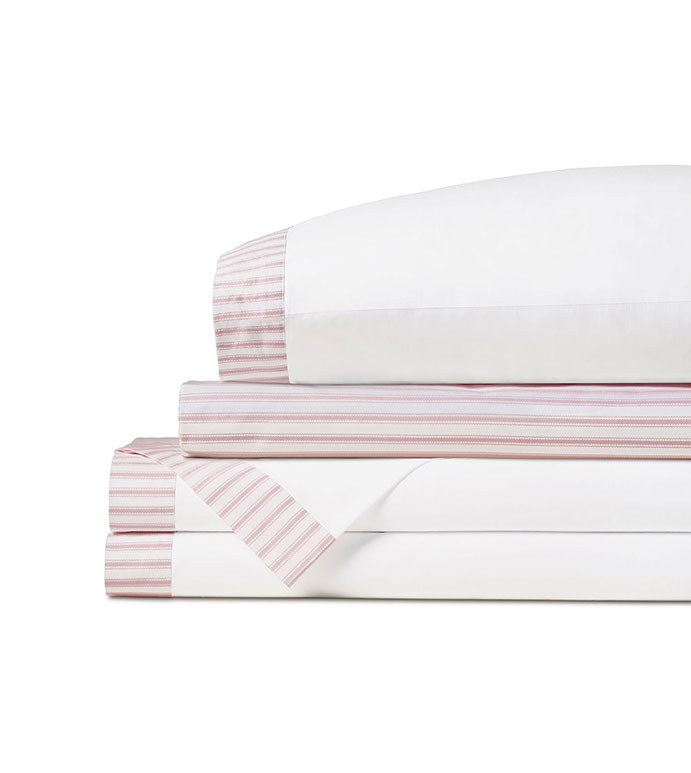 BLASS TICKING SHEET SET IN PETAL