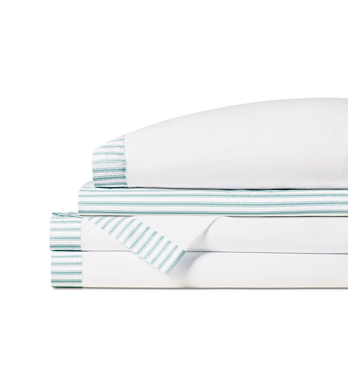 BLASS TICKING SHEET SET IN SEA