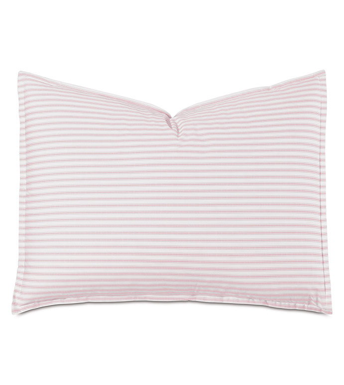 BLASS TICKING STANDARD SHAM IN PETAL