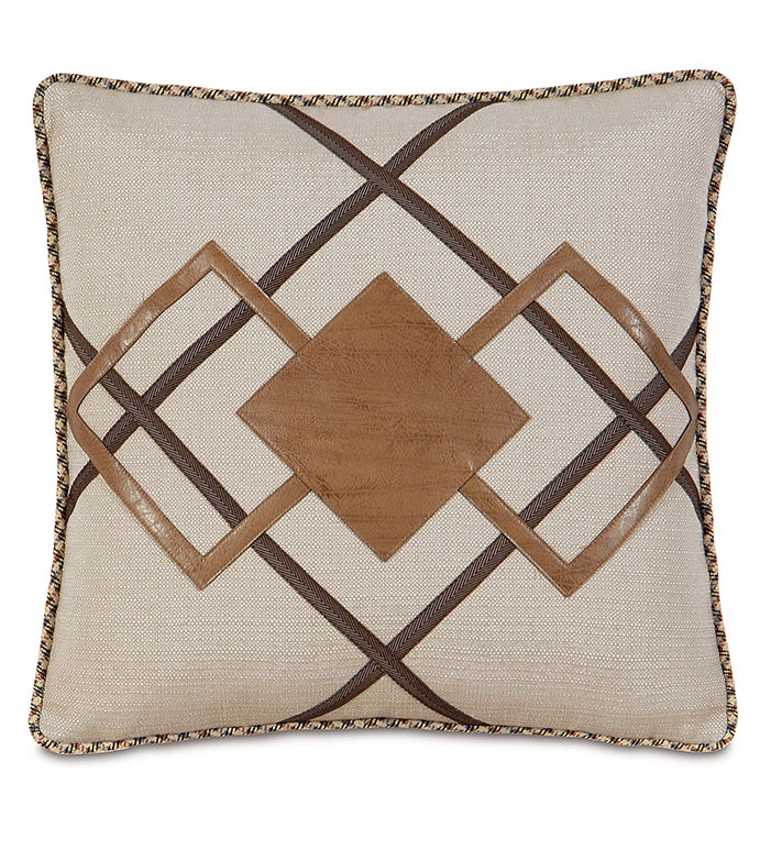 Aiden Diamond Decorative Pillow