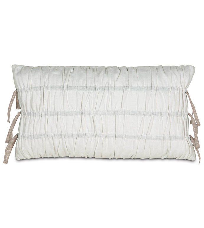 Breeze White Ruched