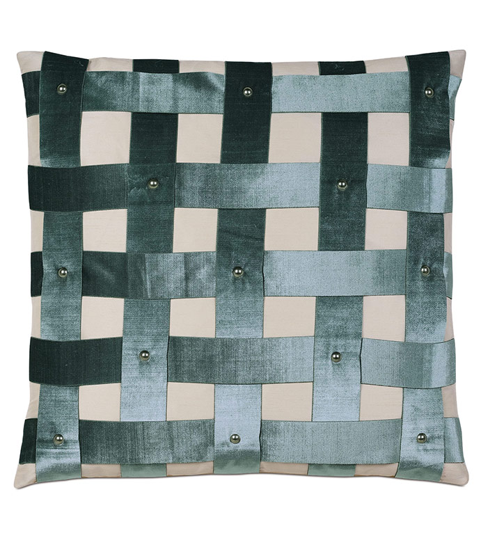 Alaia Basketweave Decorative Pillow