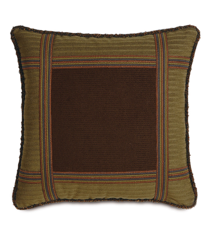 Albers: Turner Cocoa With Border Pillow