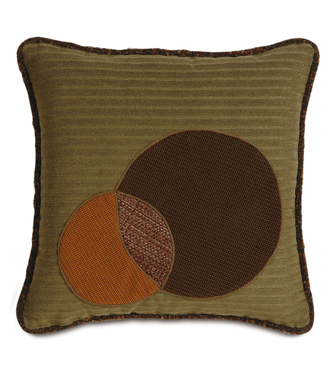 Albers: Casey Fern With Circles Decorative Pillow