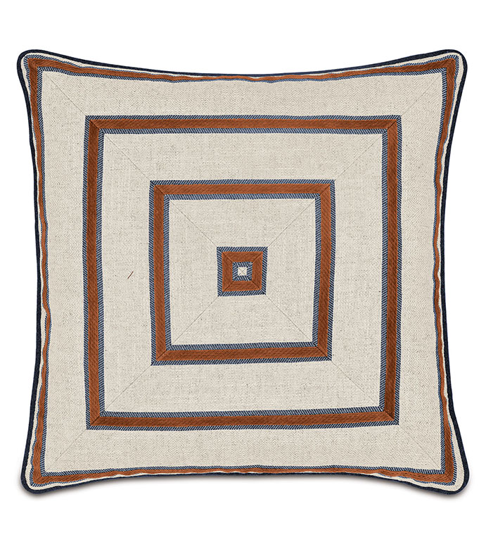 ALISTAIR MITERED DECORATIVE PILLOW