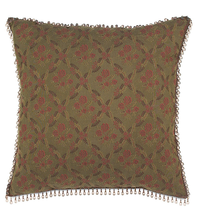 Dahlia Bark With Beaded Trim