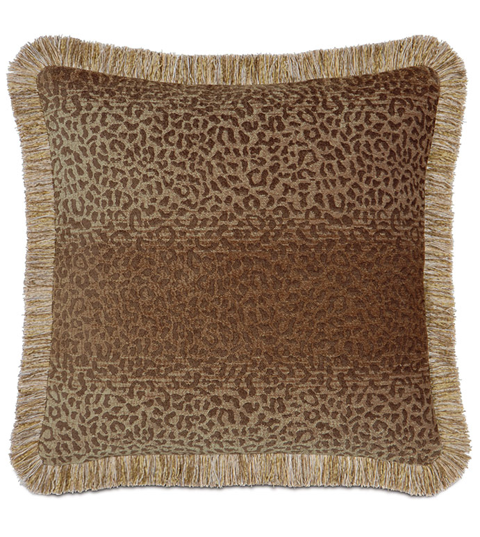 Congo Gold & Brown Pillow A