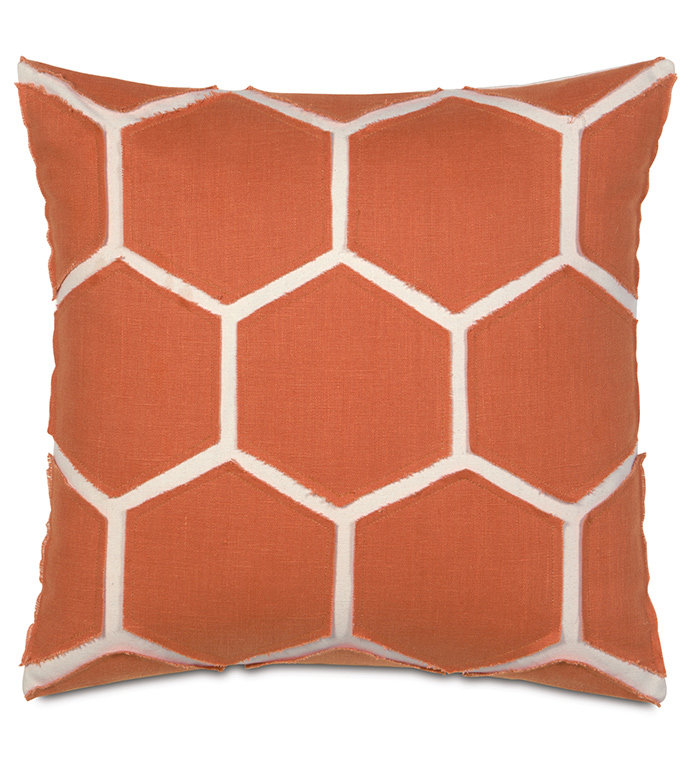 Breeze Tangerine Accent Pillow