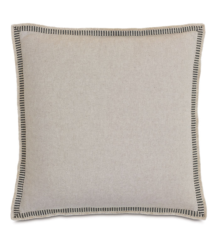 Moab Textured Border Petite Euro Sham